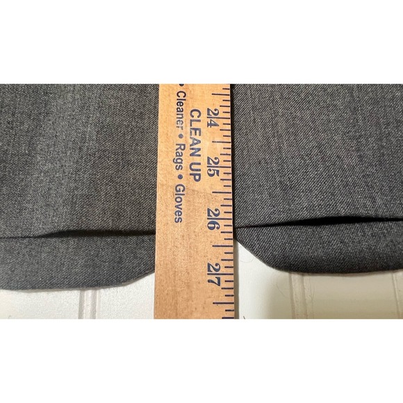 Calvin Klein Gray Wool Blend Blazer Jacket Women's Size 8 Single Button Career - Picture 7 of 7